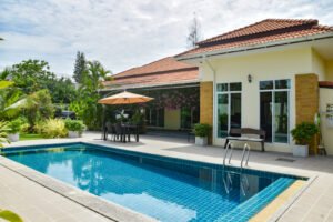 No Stairs, No Stress – Private Pool Villa in Huay Yai with a Garden to Love