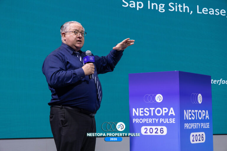 Brian Ramsden presenting Sap Ing Sith at Nestopa Property Pulse Pattaya 2026