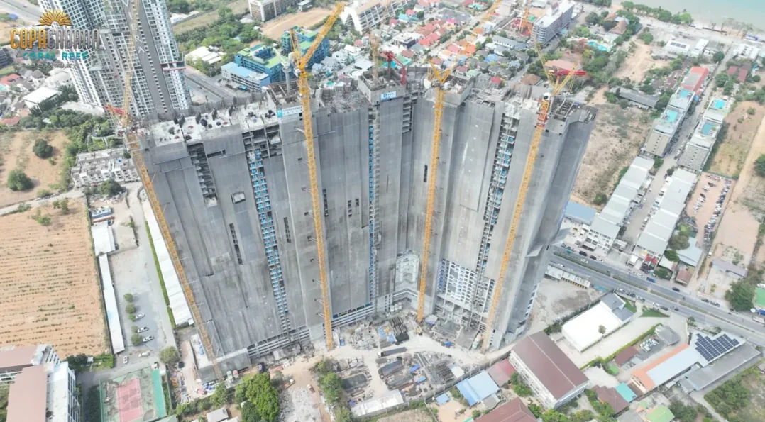 Copacabana Coral Reef construction progress
