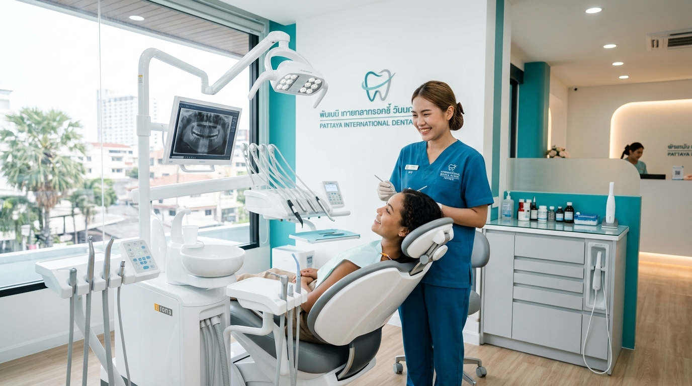 Modern dental clinic in Pattaya with advanced equipment and international-standard care