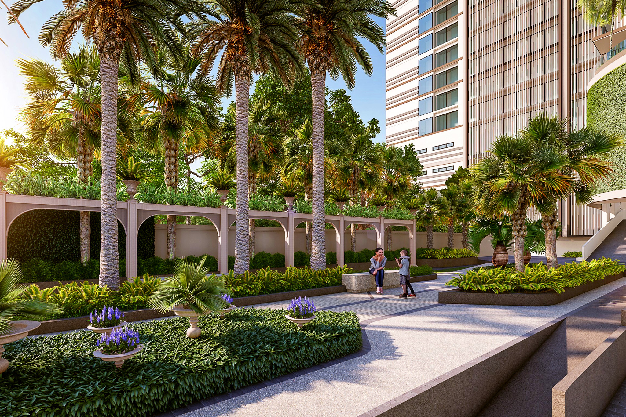 Sky pools & gardens at The Riviera Malibu